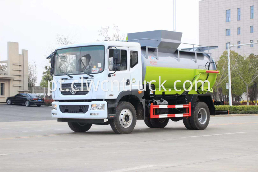 kitchen garbage collecting vehicle